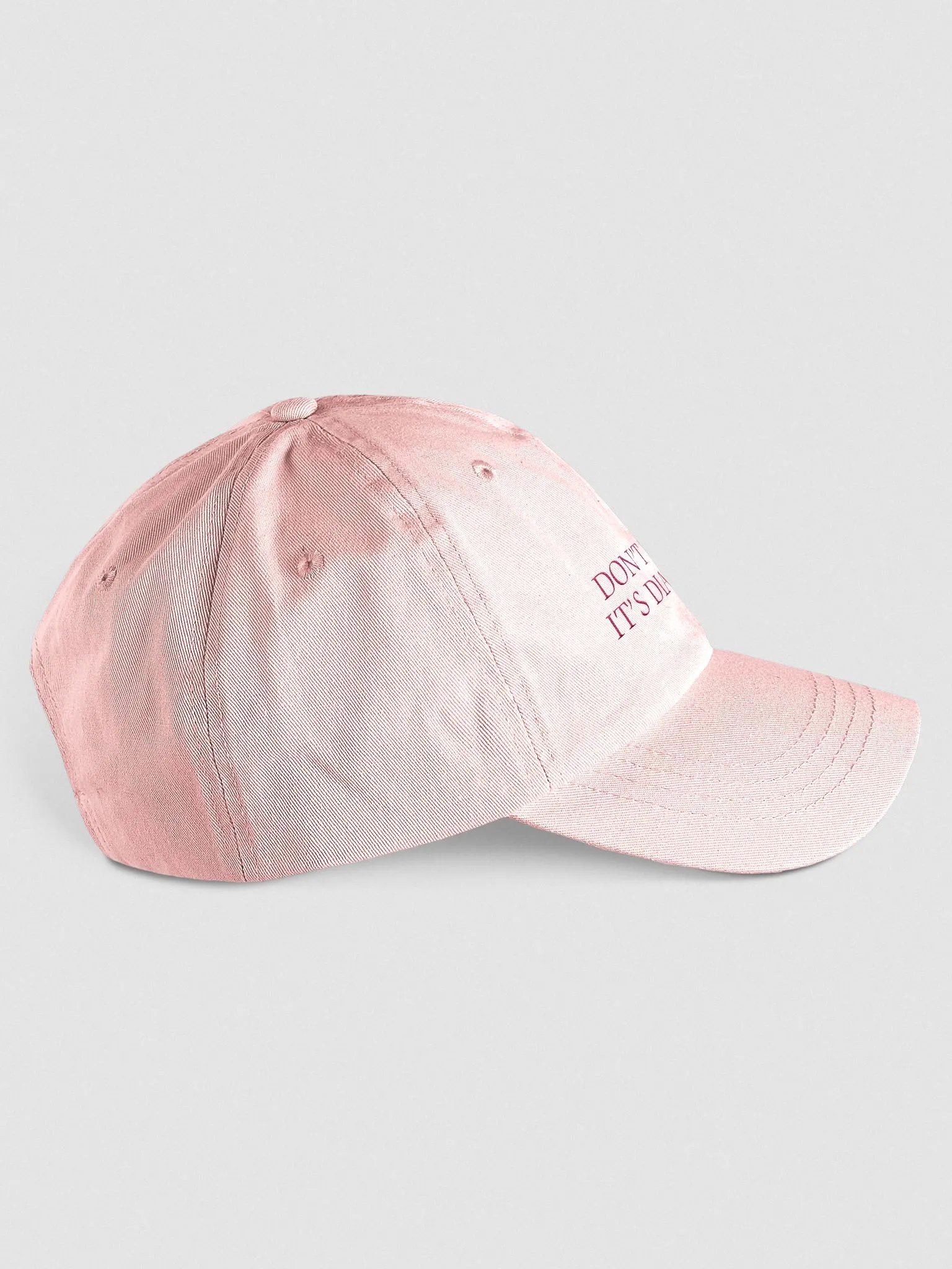 DW, IT'S DIAGNOSED. (pink) embroidered pastel dad hat product image (4)
