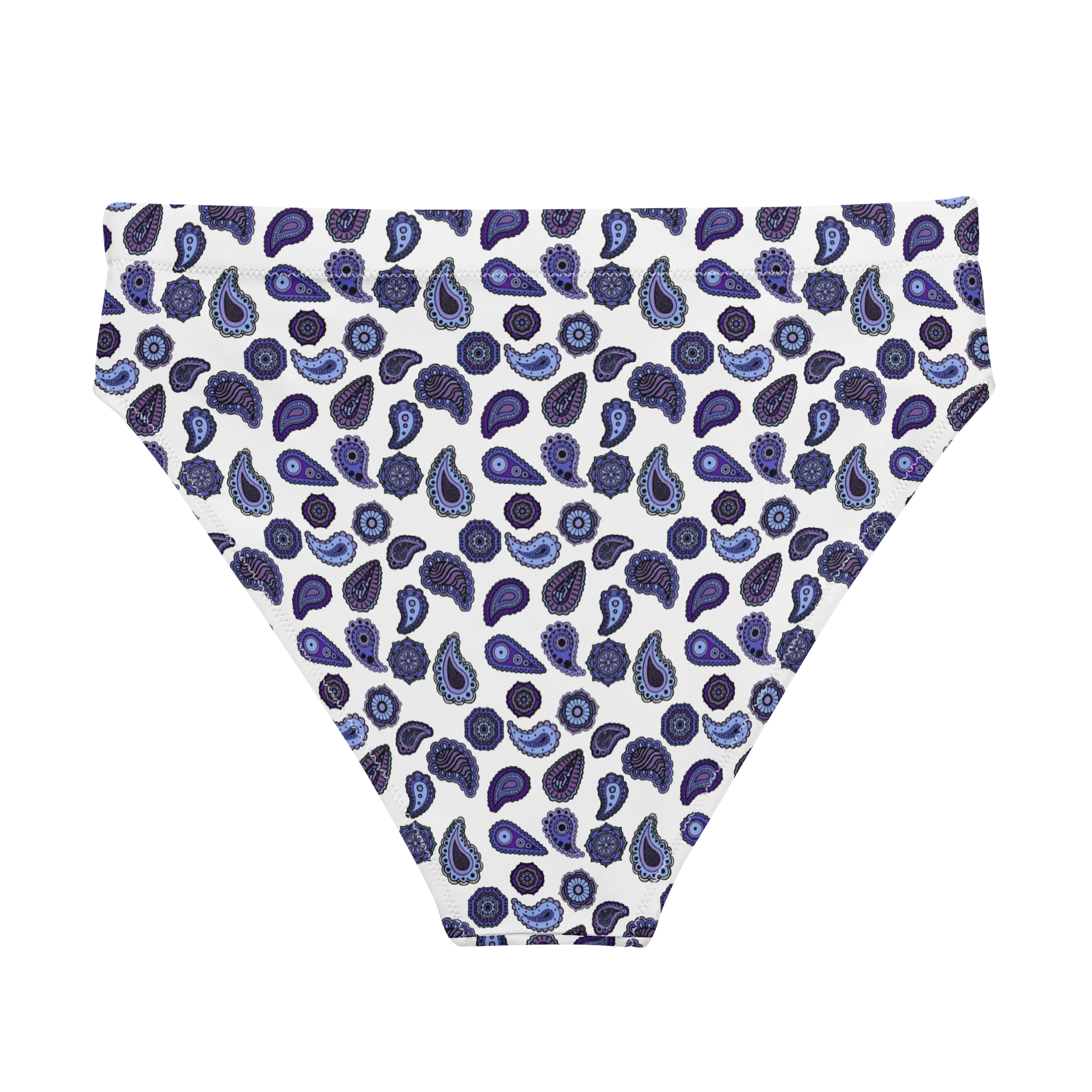 Trippy High Waist Bikini Bottom Blue product image (2)