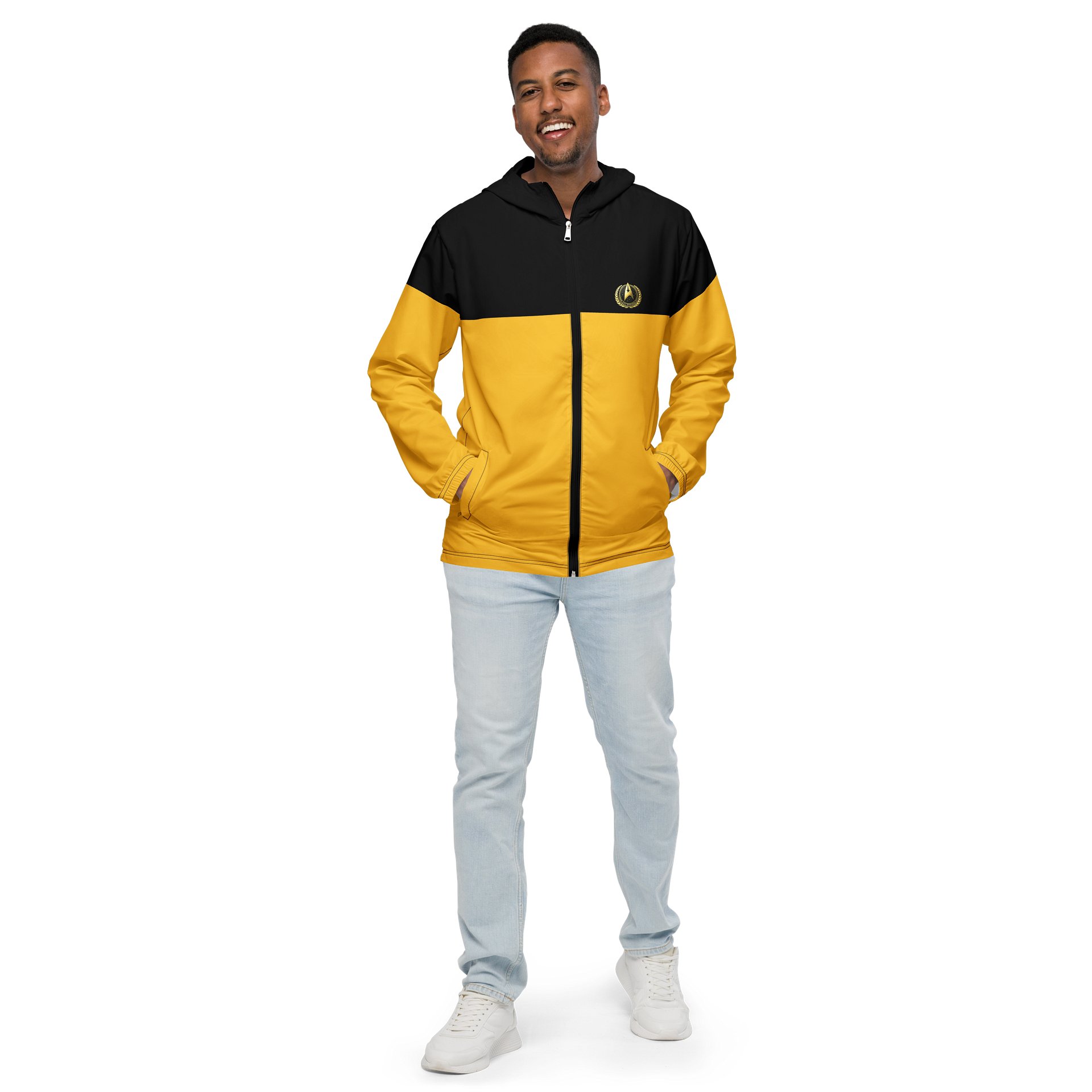 STFC Briefings On The Bridge Collection Engineering Zip Windbreaker product image (1)