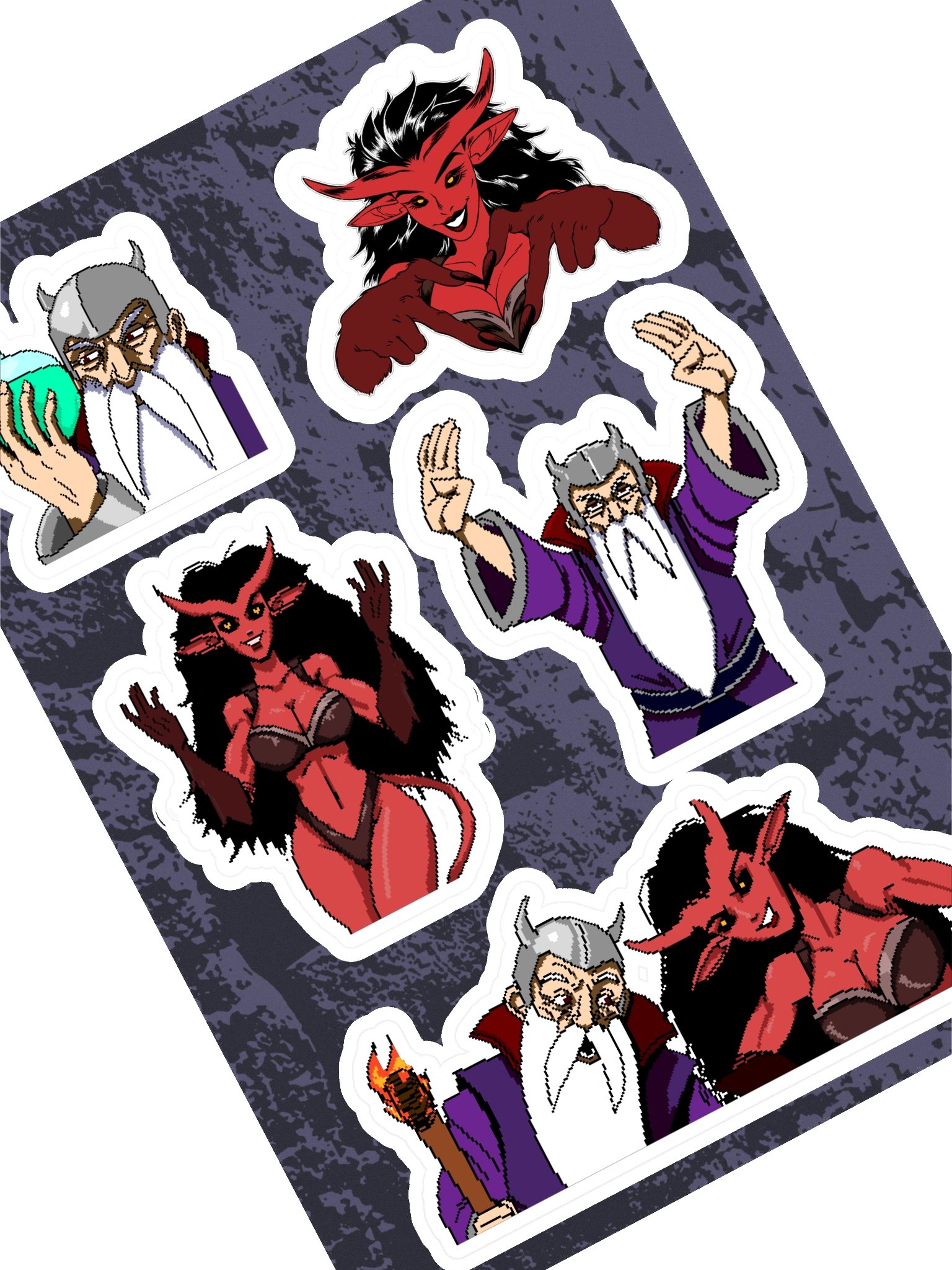 Wigglewood Villains Sticker Set product image (1)