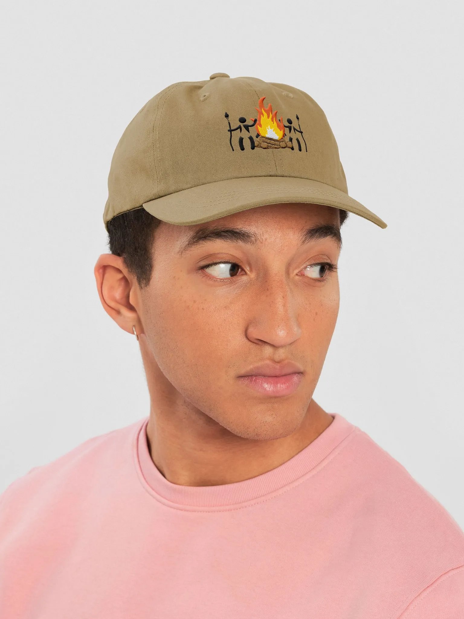 Life Is Better Making A Campfire Dad Hat ( Side -Bright- ) product image (4)