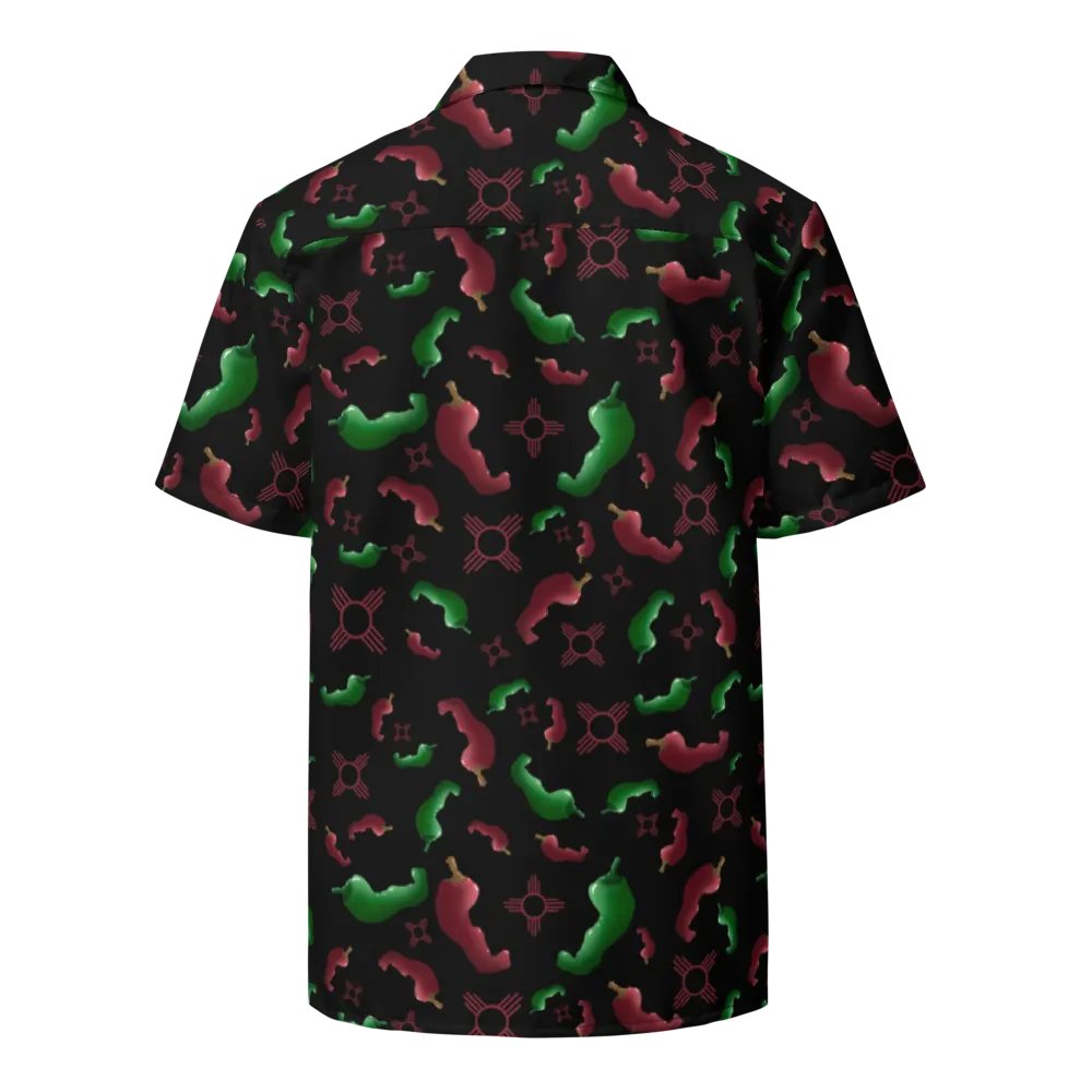 New Mexico Red & Green chile Zia Hawaiian Shirt product image (3)