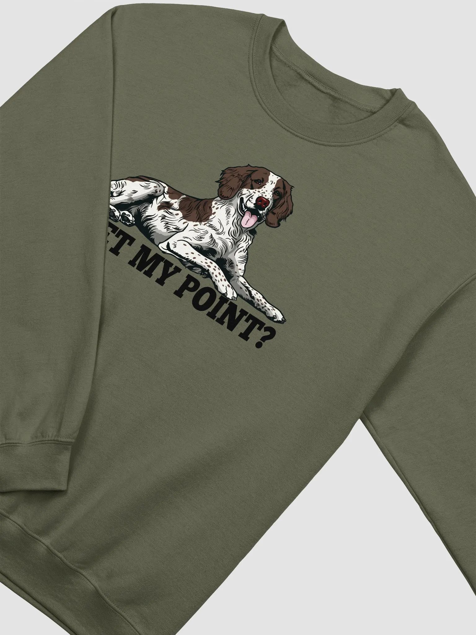 Get My Point? Sweatshirt of a Brittany Spaniel | Funny Shirt for Brittany Spaniel Paw-rents product image (4)