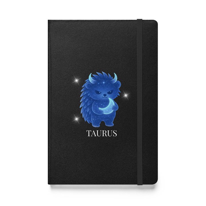 Zodiac hedgie Taurus notebook product image (1)