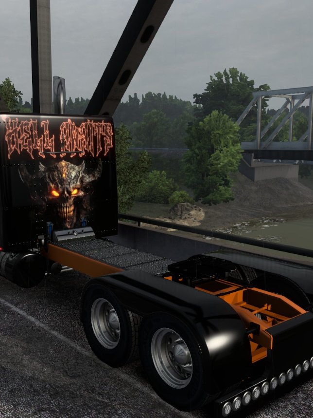 HELL AWAITS – Black & Orange Haterbilt Skin product image (2)