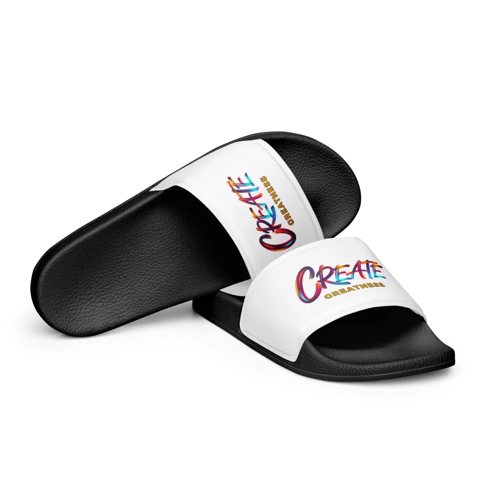 Create Greatness Women's Slides product image (8)