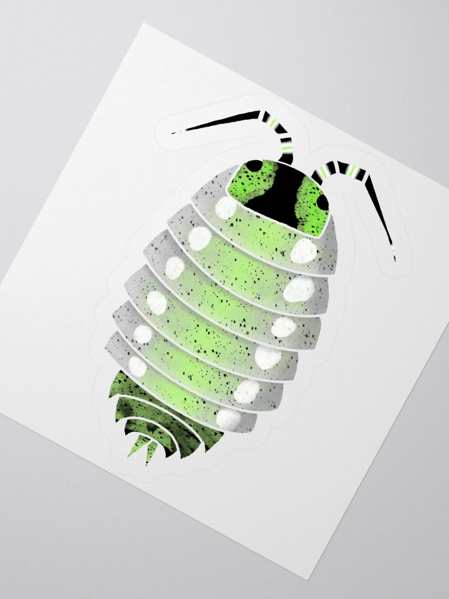 Agender Isopod Sticker product image (7)