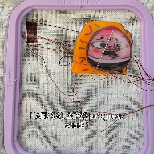 I decided to join in the HAED SAL this year. It's all pretty dark threads currently, but I think it's looking good so far. Th...
