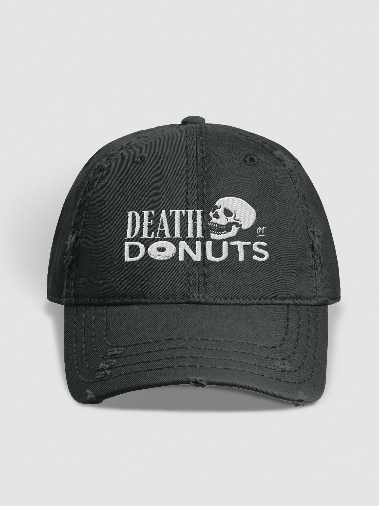 Death or Donuts Distressed Dad Hat product image (1)