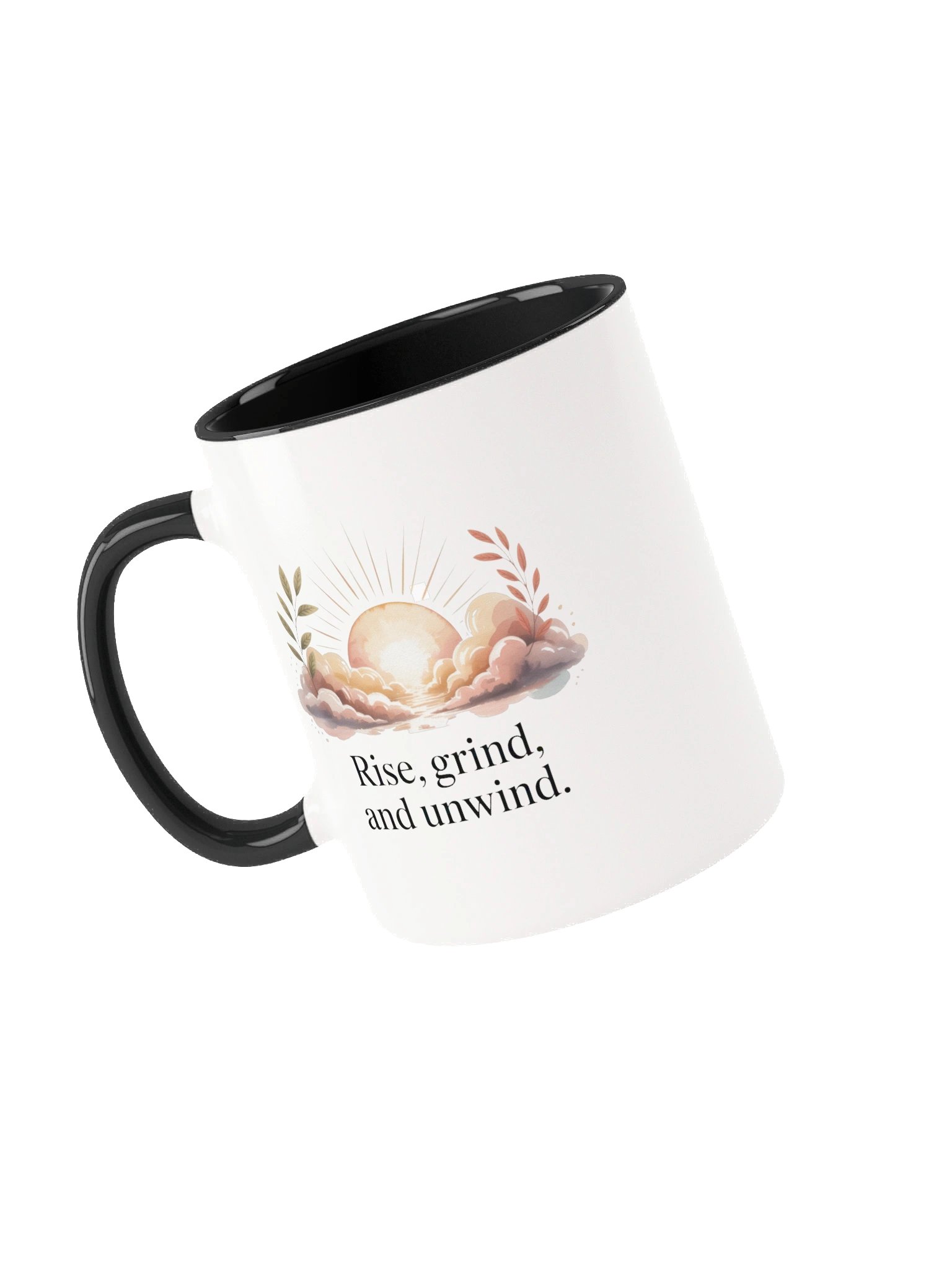 Rise Grind and Unwind Coffee Mug- with Color Inside product image (3)
