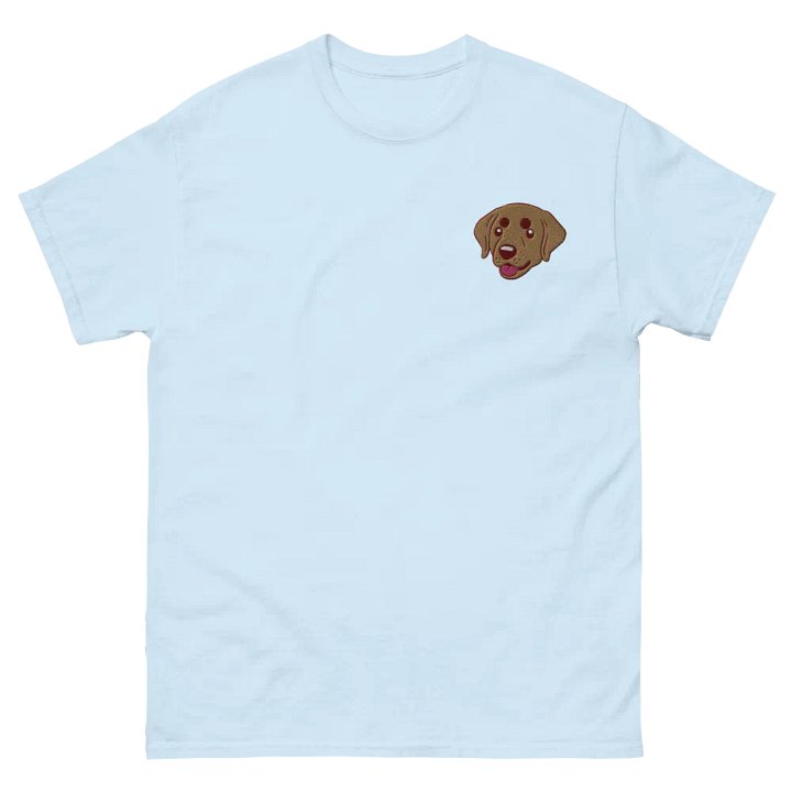 Brown Labrador retriever Dog Embroidered T-Shirt product image (2)