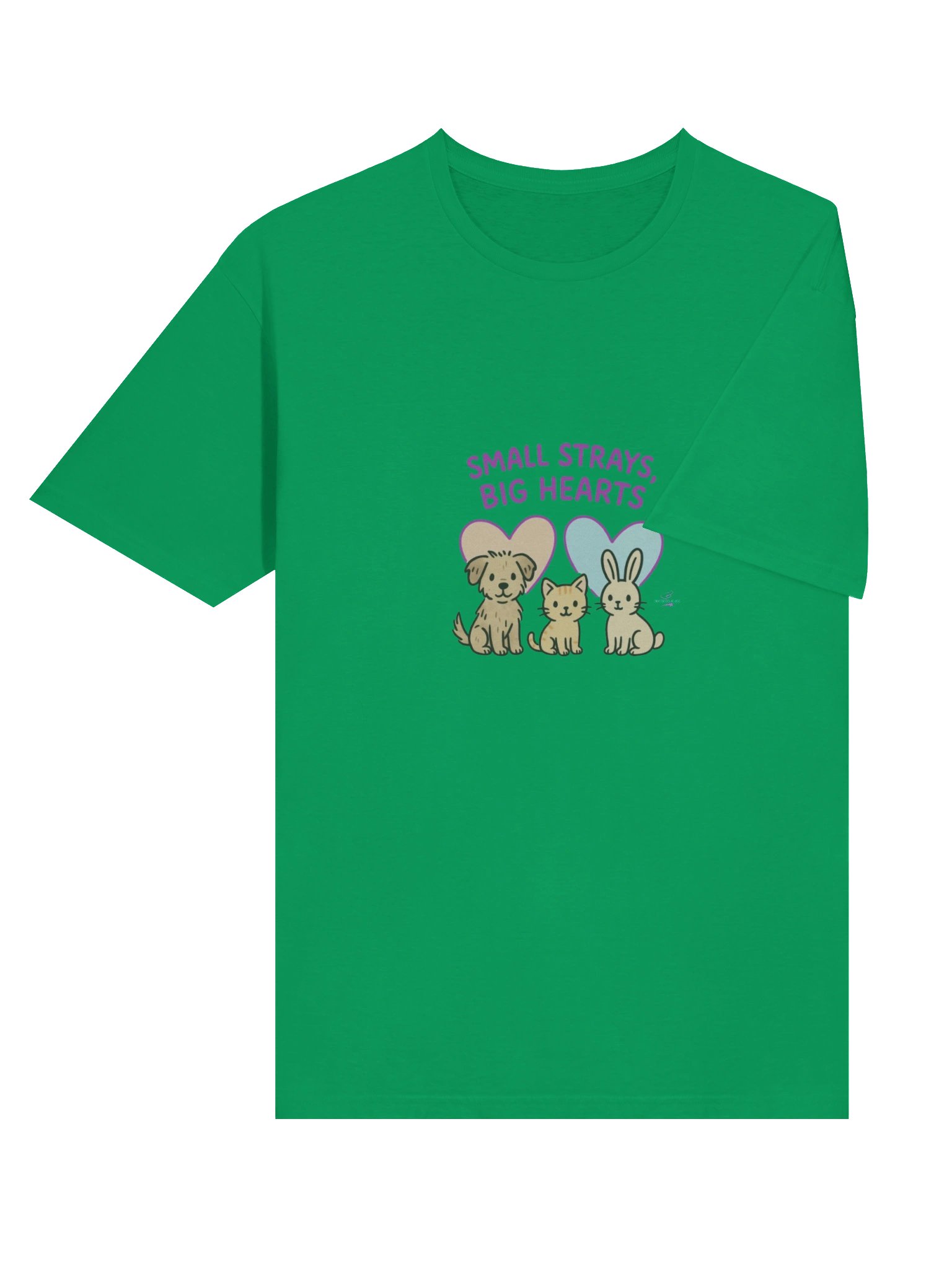 Small Strays, Big Hearts Cartoon T-Shirt product image (104)