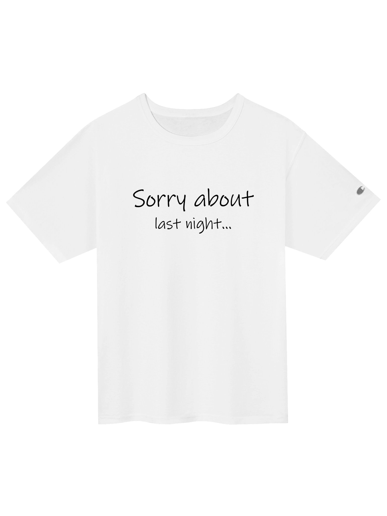Sorry About Last Night Relaxed-Fit Tee Lt. product image (1)