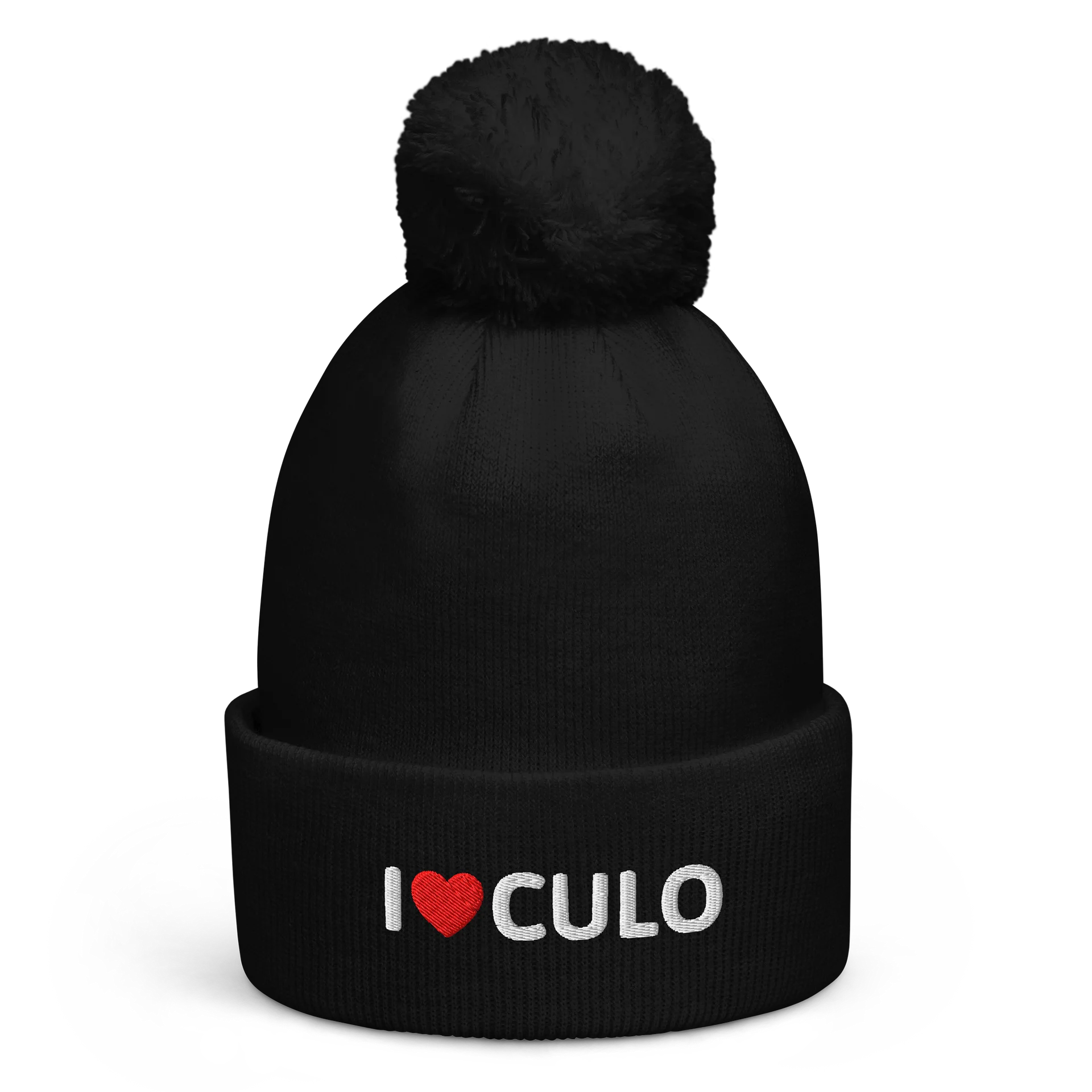 I ♥️ CULO pom pom hat product image (1)