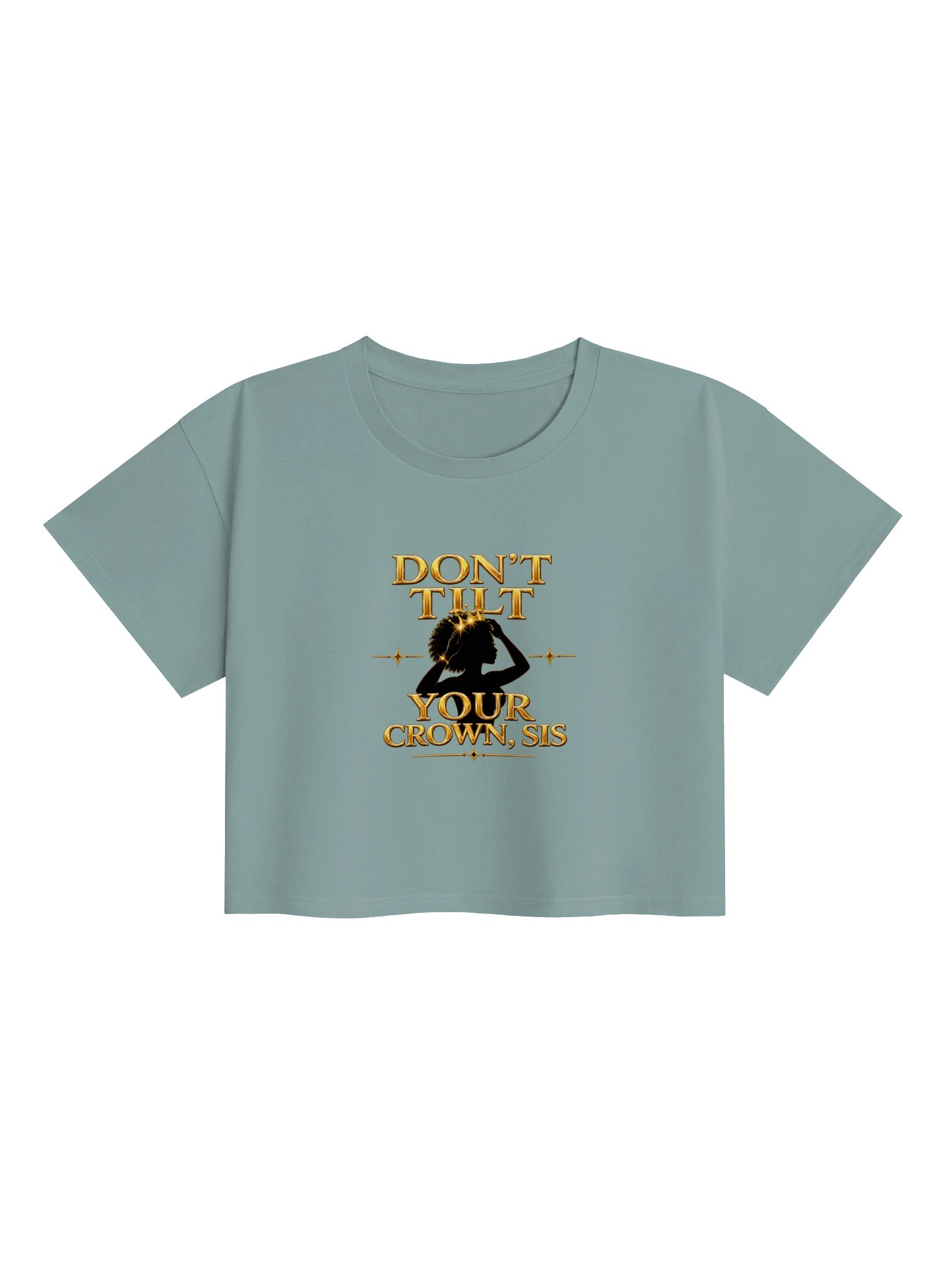 Don't Tilt Your Crown, Sis — Crop Top product image (1)