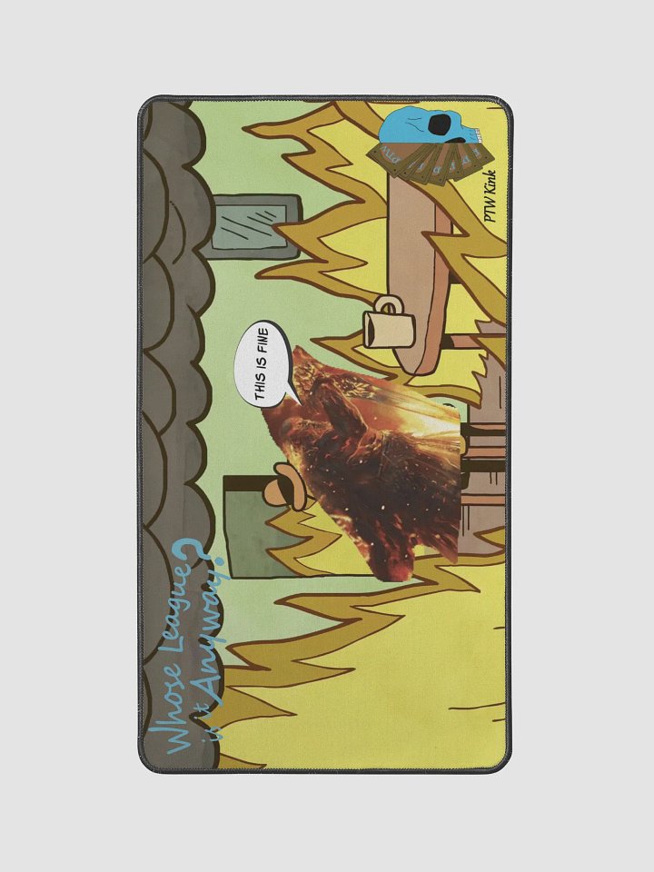 WLIIA S12 Champion Playmat "This Is Fine" product image (1)