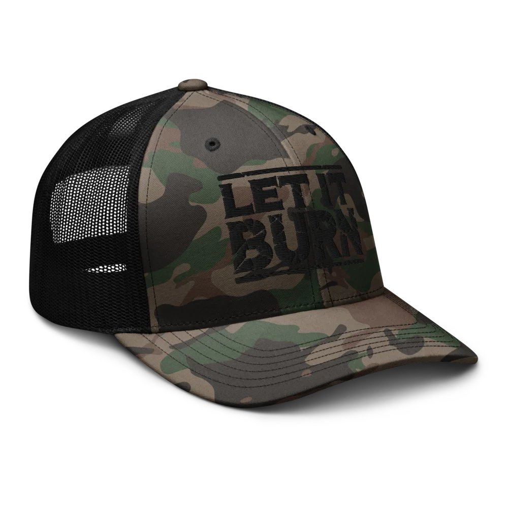 LET IT BURN – 3D Camo Trucker product image (6)