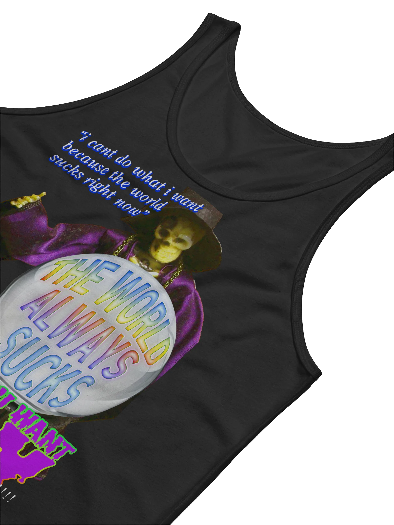 THE WORLD ALWAYS SUCKS "TANK TOP" product image (11)