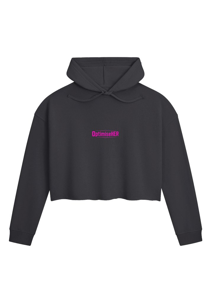 OptimiseHER Pink Crop Hoodie product image (1)