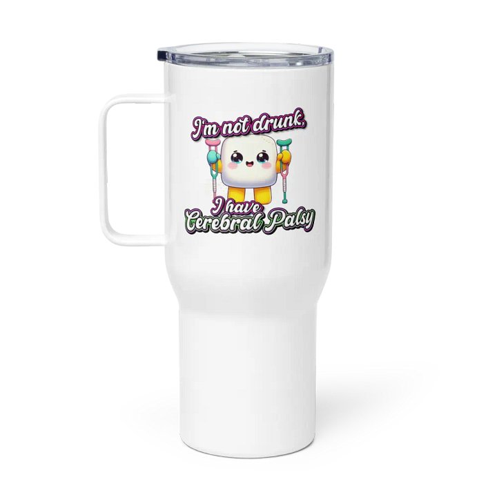 I'm not drunk CP Travel Mug with a Handle product image (1)