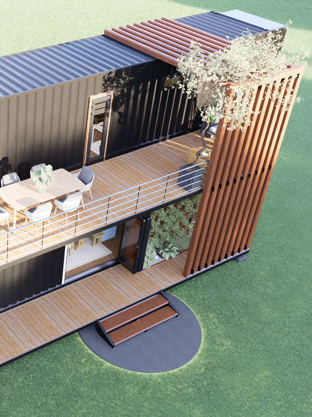 Shipping Container House 05 - Drawings\Blueprints CAD + PDF - Metric & Imperial product image (5)