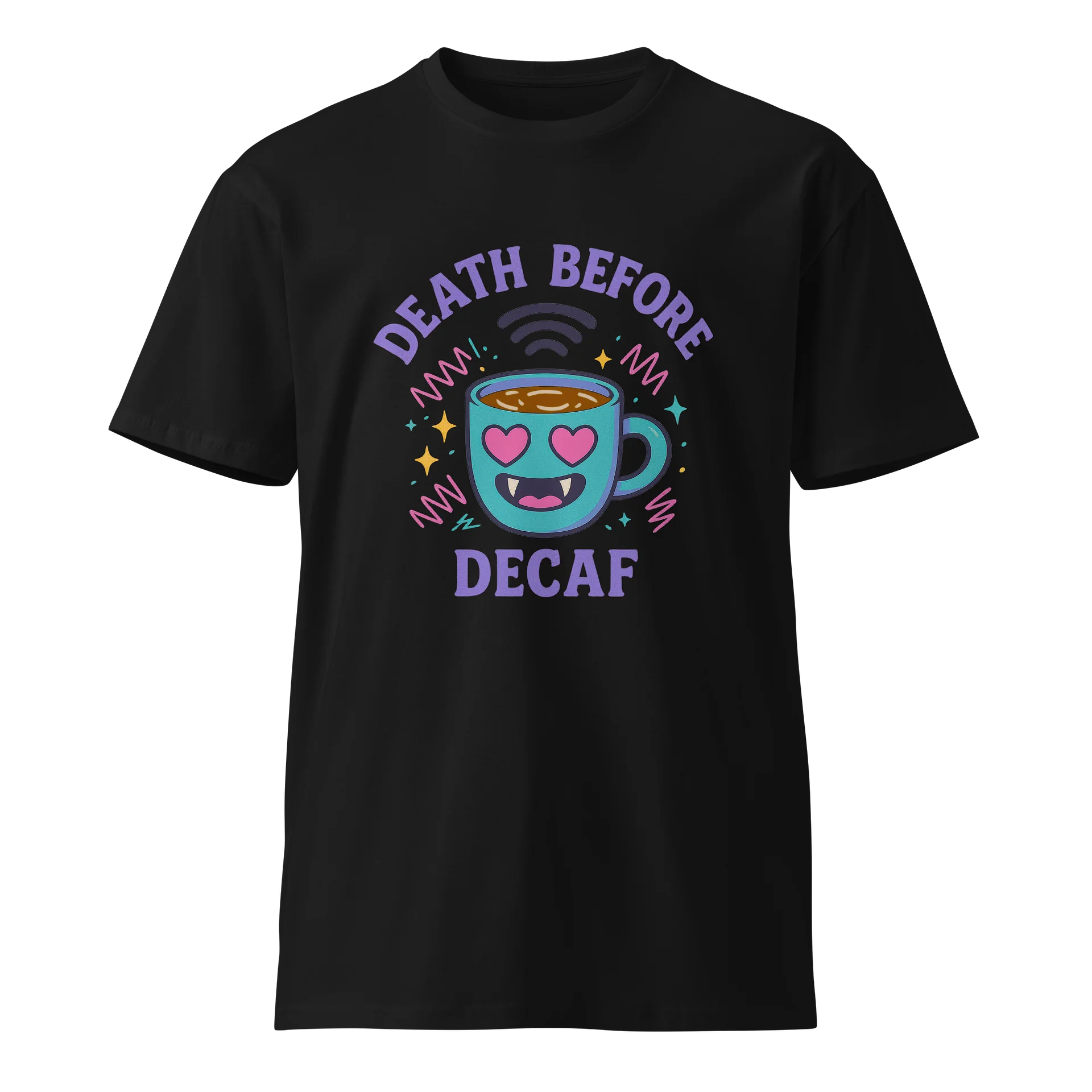 Death Before Decaf - Caffeine Core - AS Colour Unisex Premium T-Shirt product image (3)