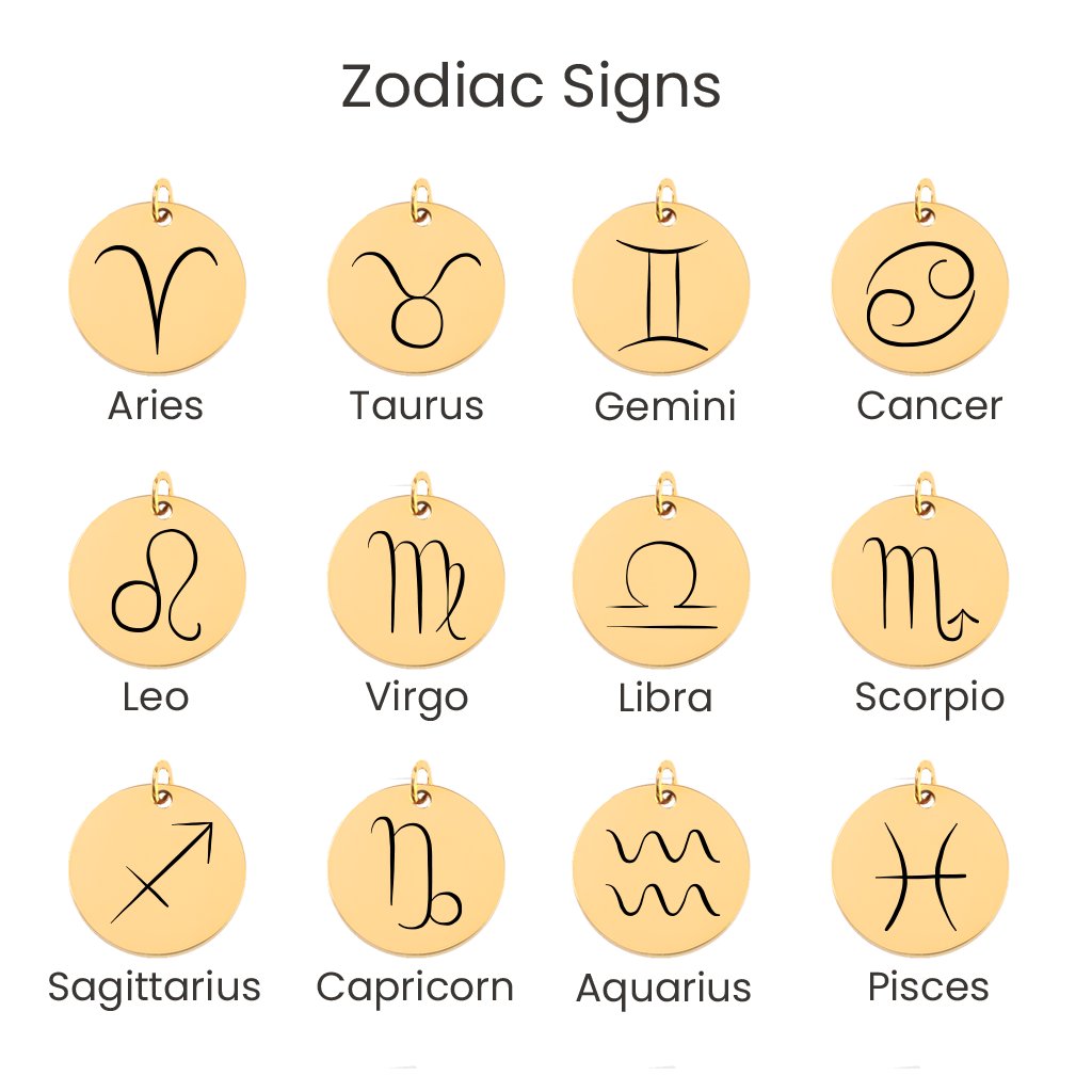 Zodiac Sign Necklace - Personalized Astrological Jewelry product image (3)