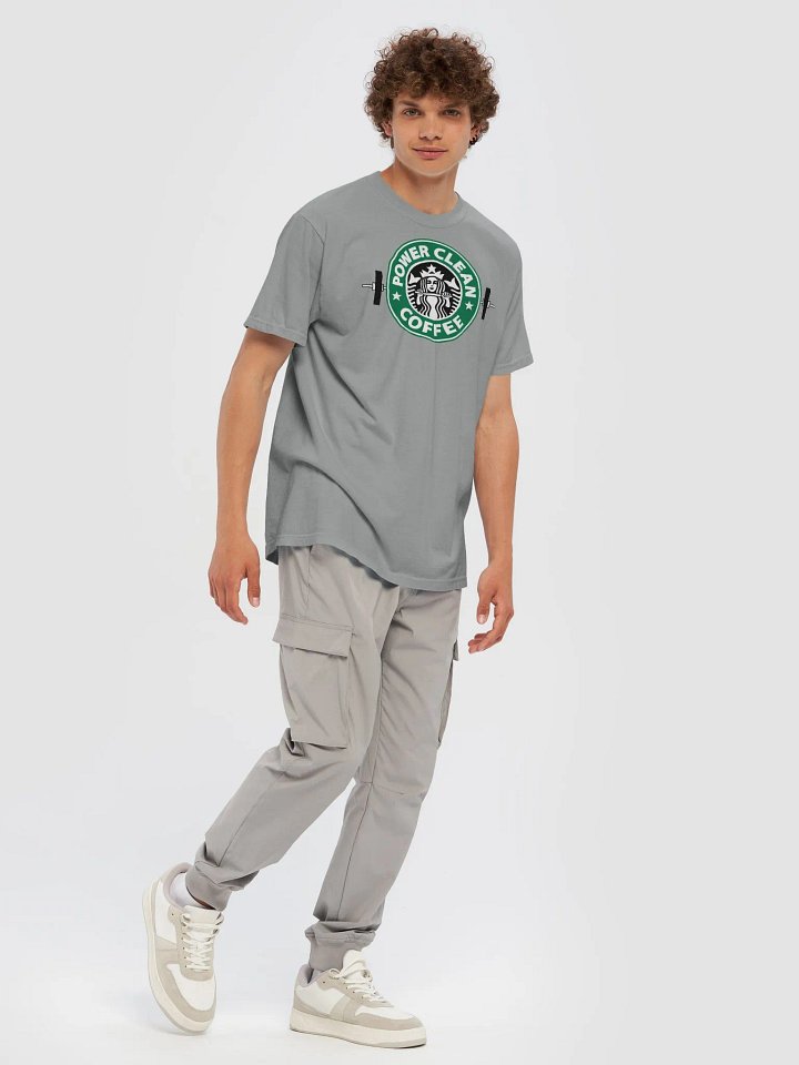 Power Clean Coffee Parody T-Shirt product image (2)