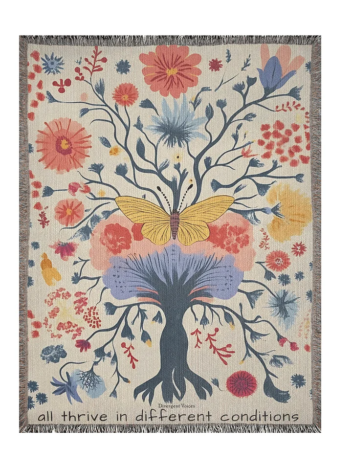 All Thrive In Different Conditions Woven Blanket product image (1)