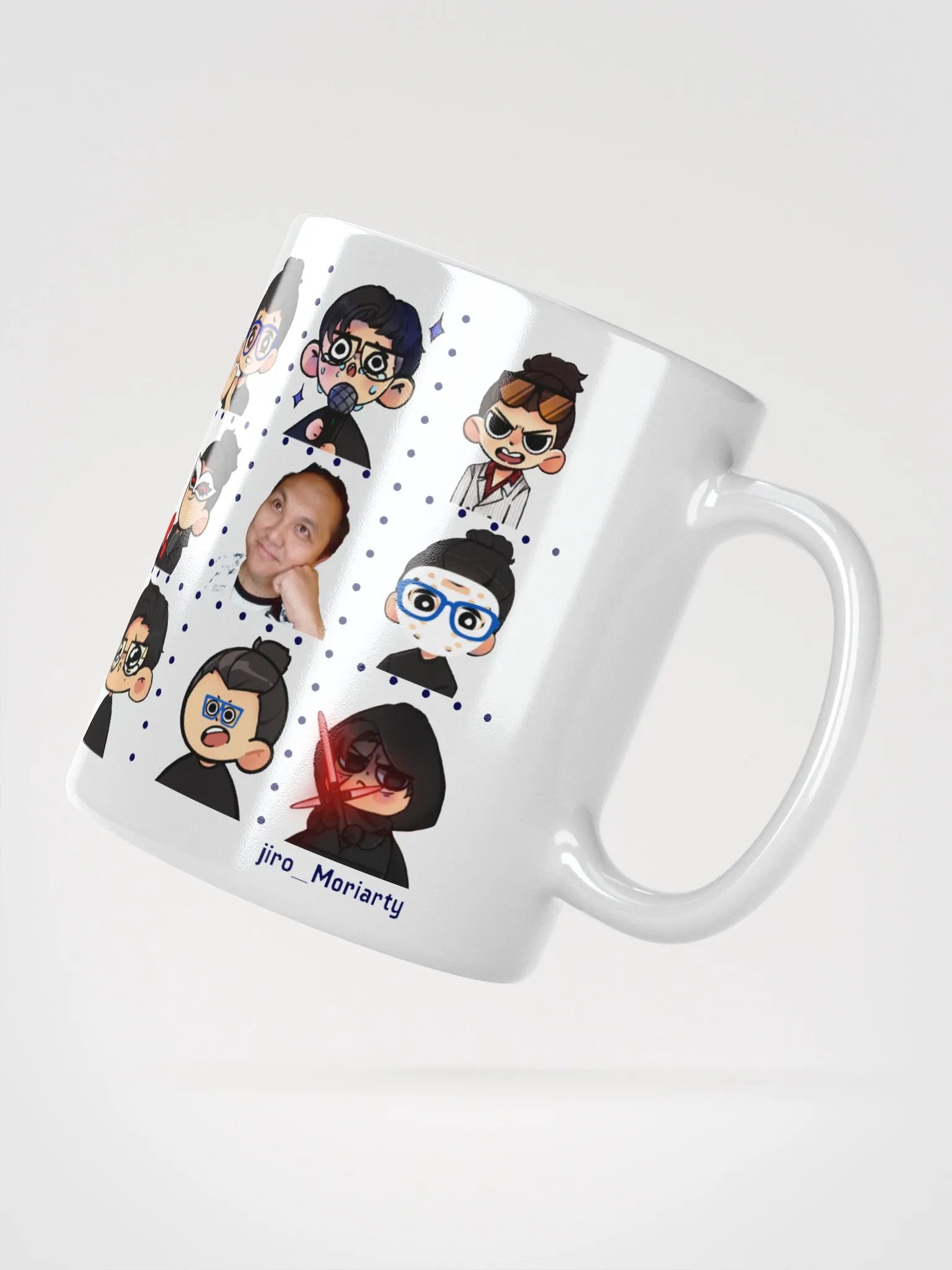 The Many Faces of jiro mug product image (2)