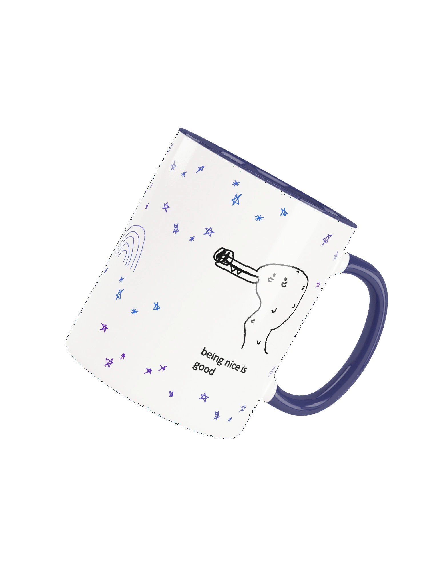 "being nice is good" dragon mug product image (13)