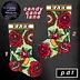 Traditional Florals Candy Cane Lane Christmas Stocking Pattern Set