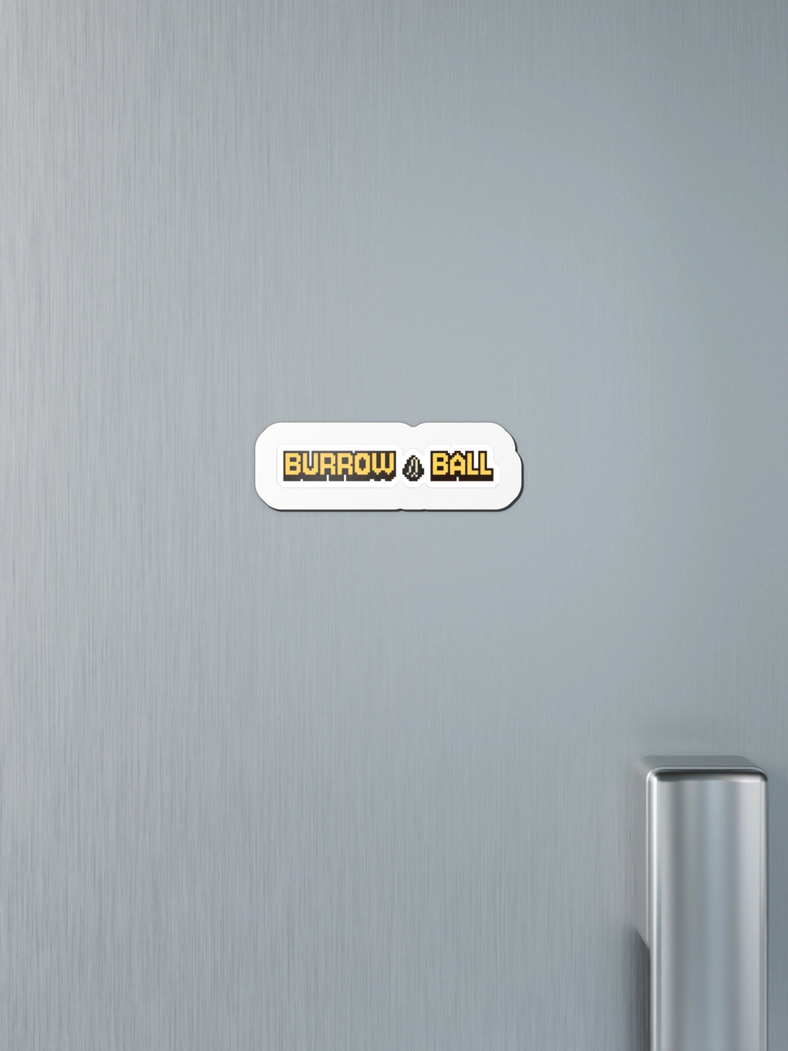 Burrowball Logo Magnet product image (12)