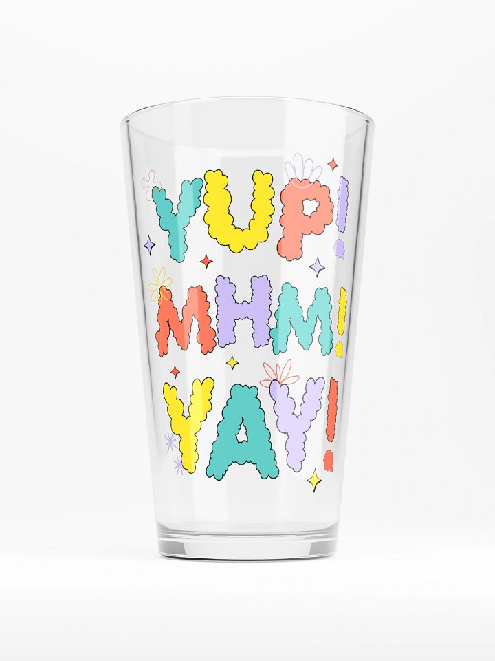 Yup Mhm Yay Shaker Glass product image (1)