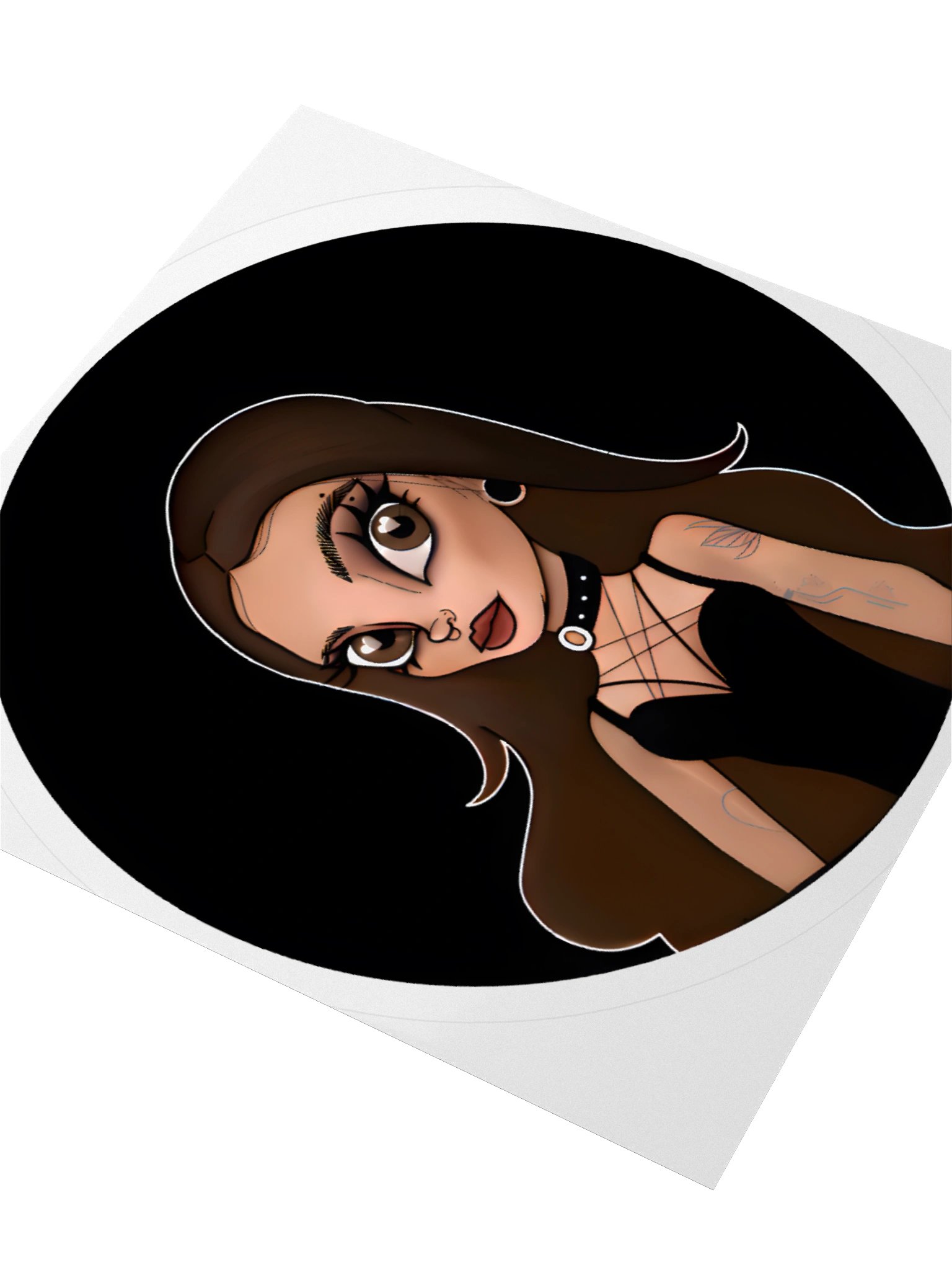 xAnnaleigh Logo Sticker Black Background product image (3)