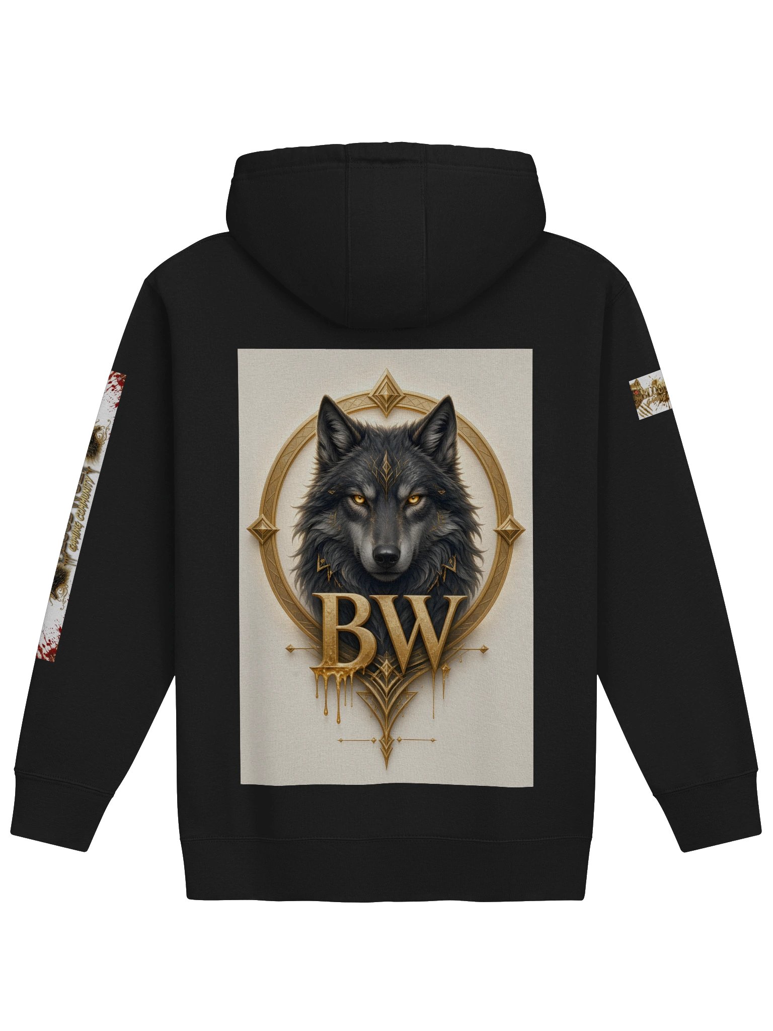Fueled by Coffee Wolf Hoodie product image (15)