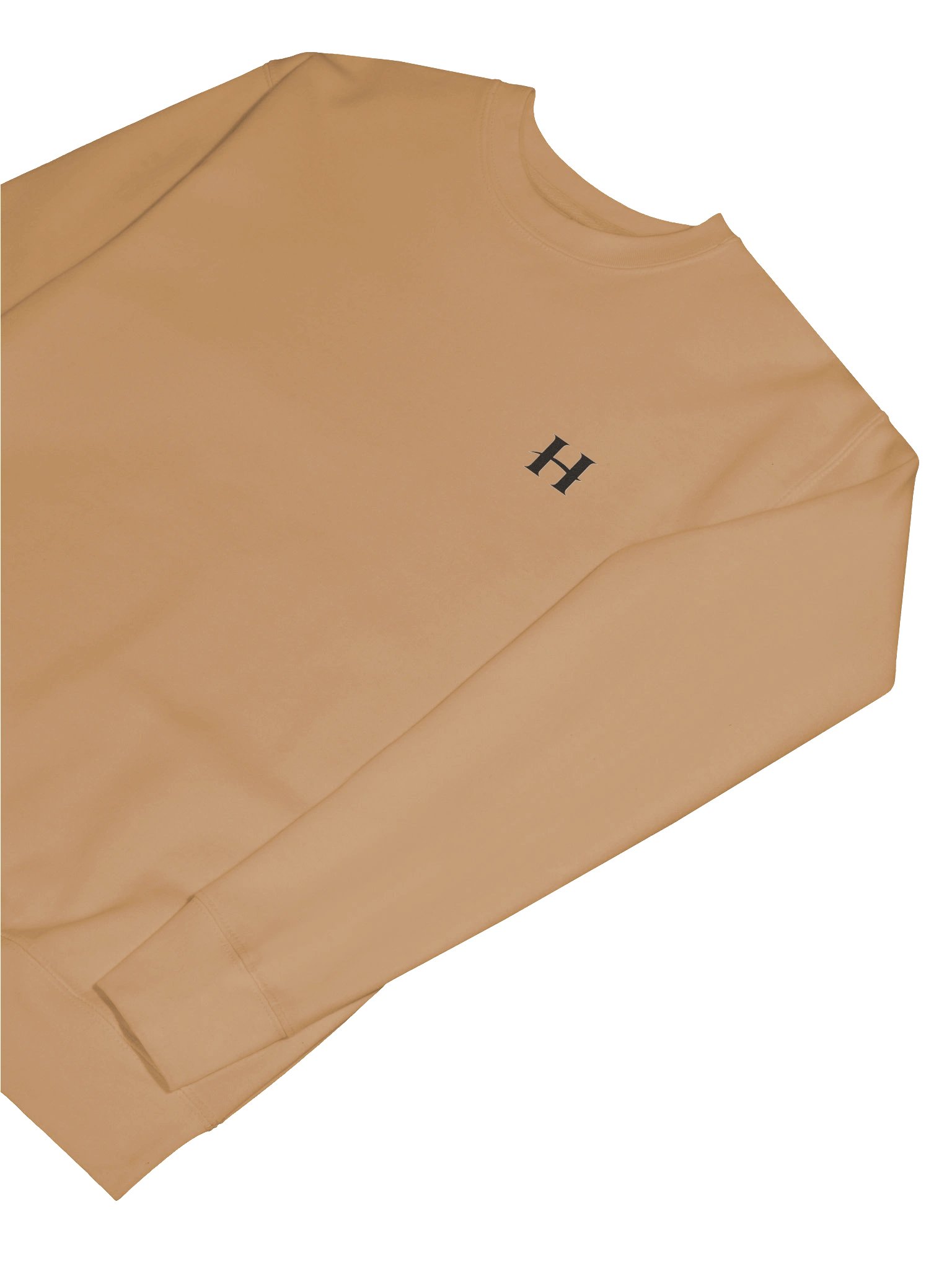 Minimalist H Monogram Beige Crewneck Sweatshirt – Premium Unisex Streetwear Pullover product image (7)