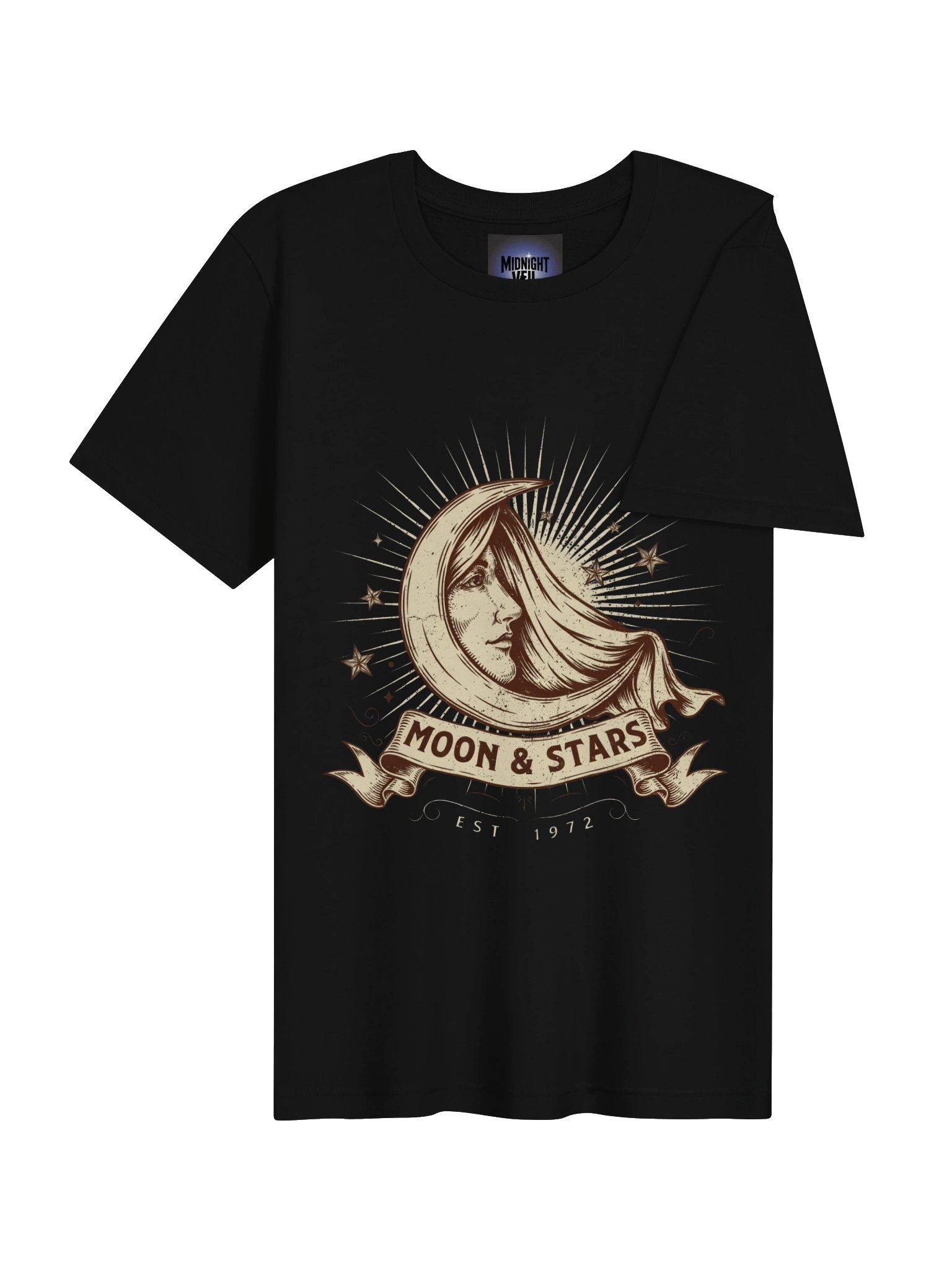 Midnight Veil Moon & Stars T-Shirt product image (35)