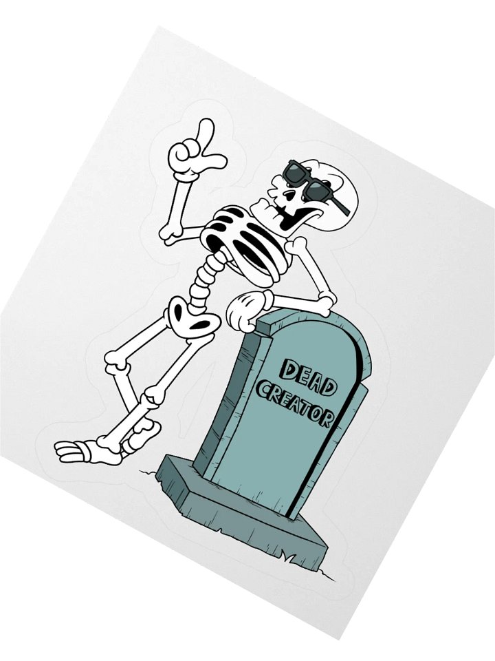 Dead Creator Sticker product image (6)