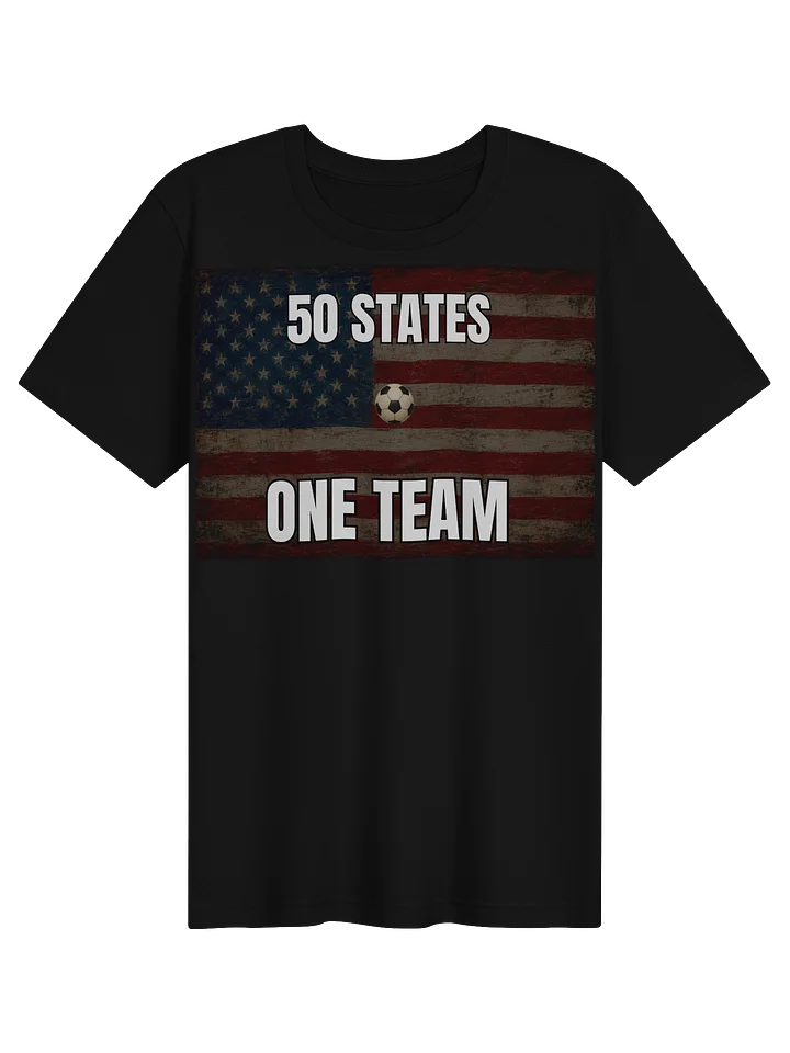 50 States One Team Soccer Shirt | USA Soccer Fan Tee | US Soccer NT supporter apparel product image (5)