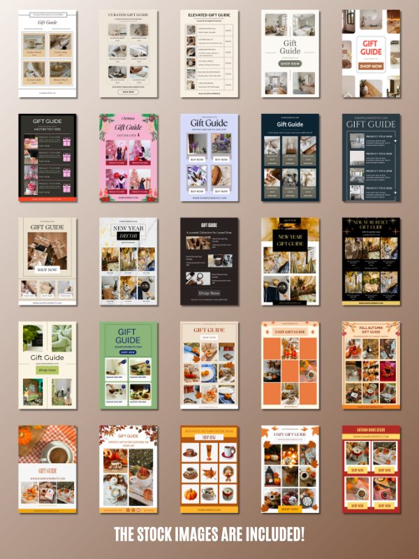 Affiliate & Gift Guide Canva Templates for LTK, ShopMy & Pinterest product image (3)
