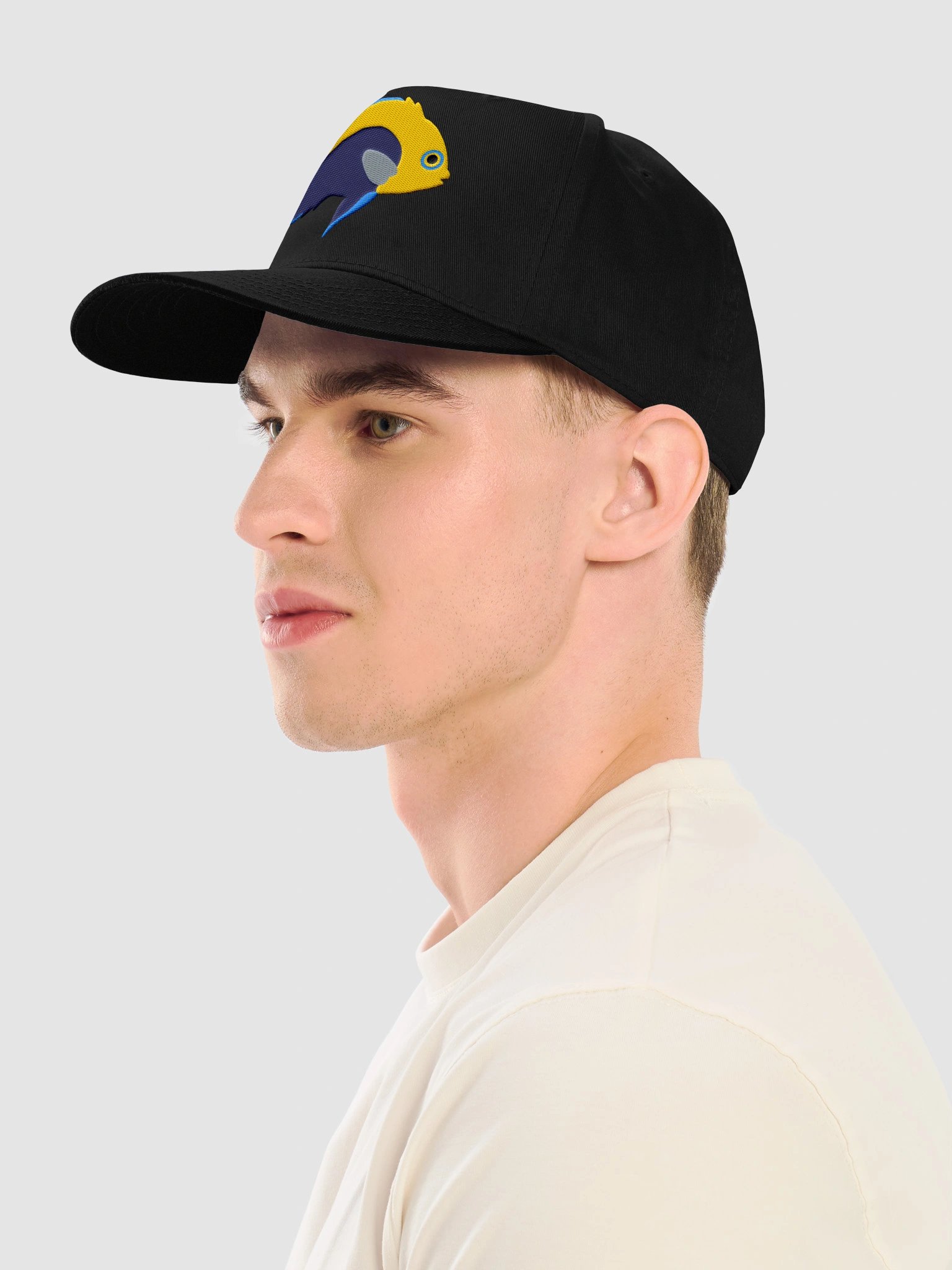 Flameback Angelfish Mid-Profile Baseball Cap (Embroidered) for Reef and Marine Aquarium Lovers product image (3)