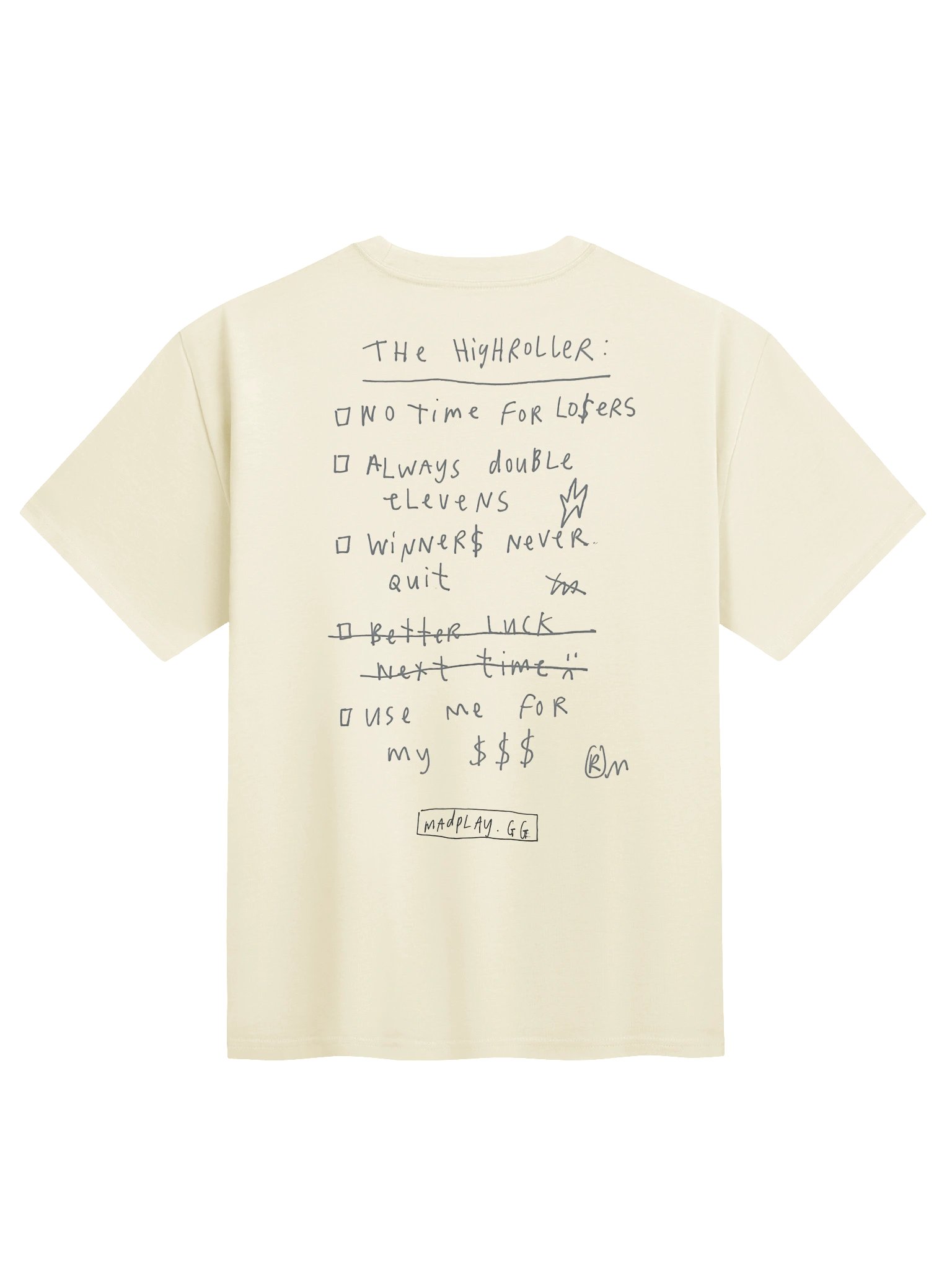 Nano Le Face x Madplay: High Roller Heavy Tee product image (2)