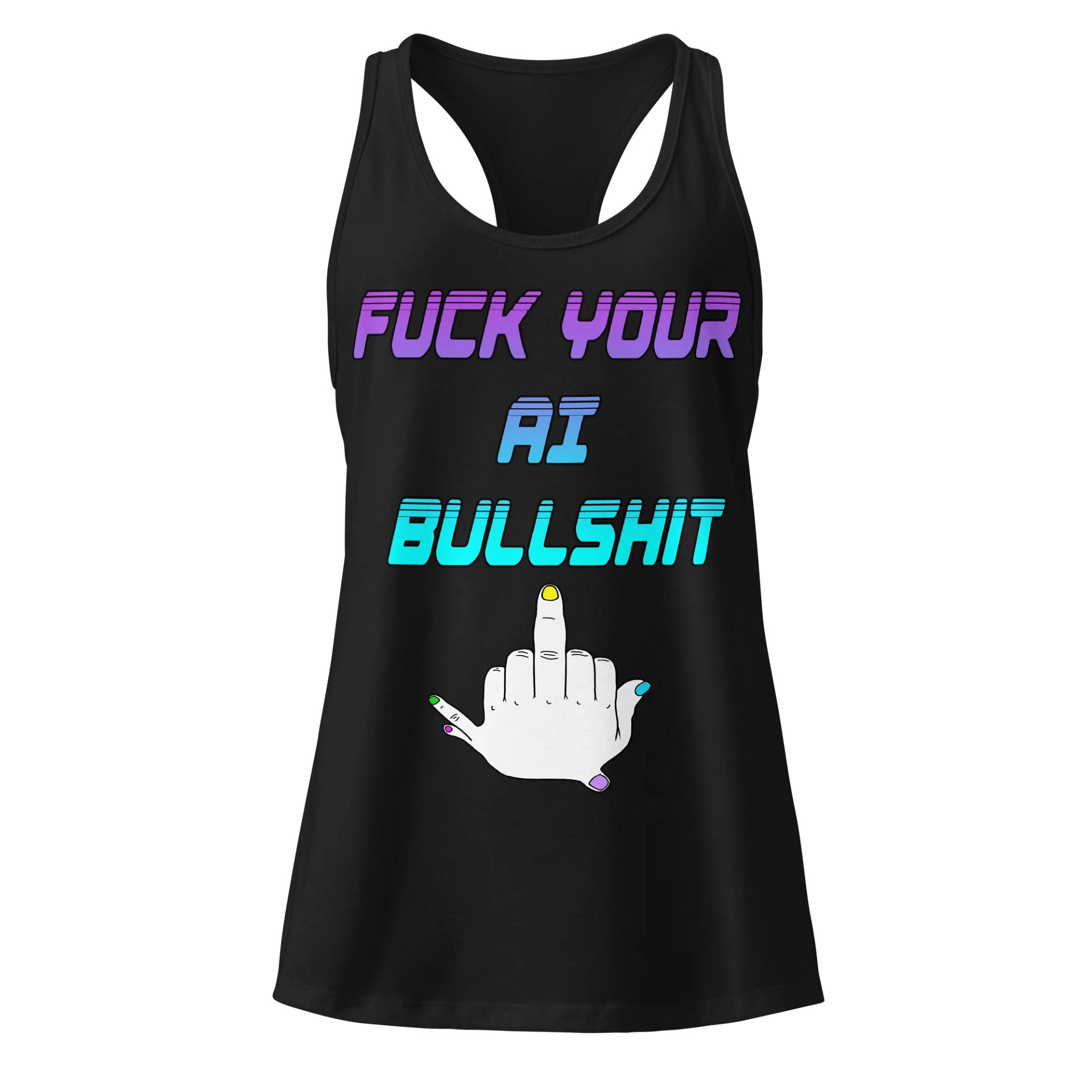 AI Bullshit Tank Top W product image (1)