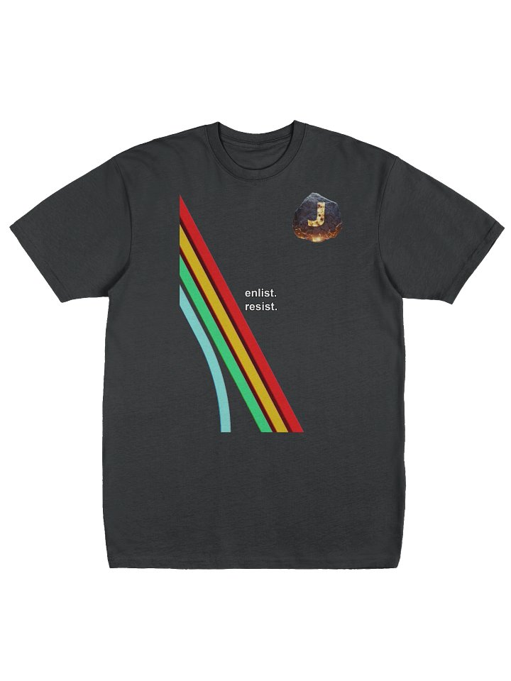 enlist. resist. t-shirt. product image (1)