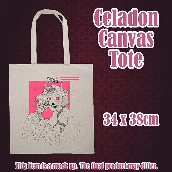 Celadon Canvas Tote Bag [PREORDER] product image (2)