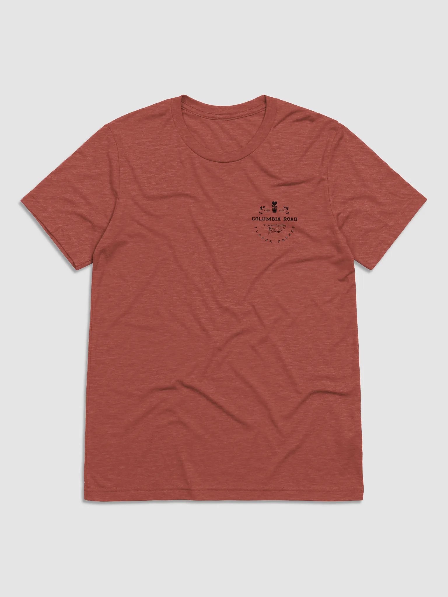 Columbia Road Market Triblend Short Sleeve T-Shirt (Clay) product image (1)