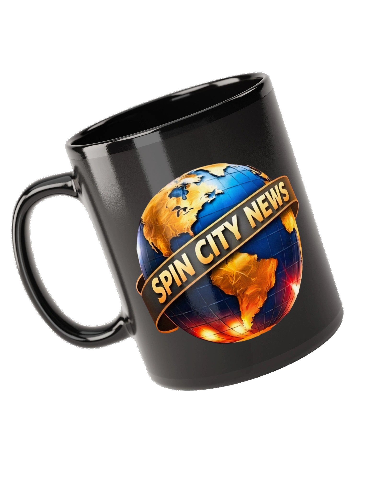 Spin City News Glossy Mug product image (9)