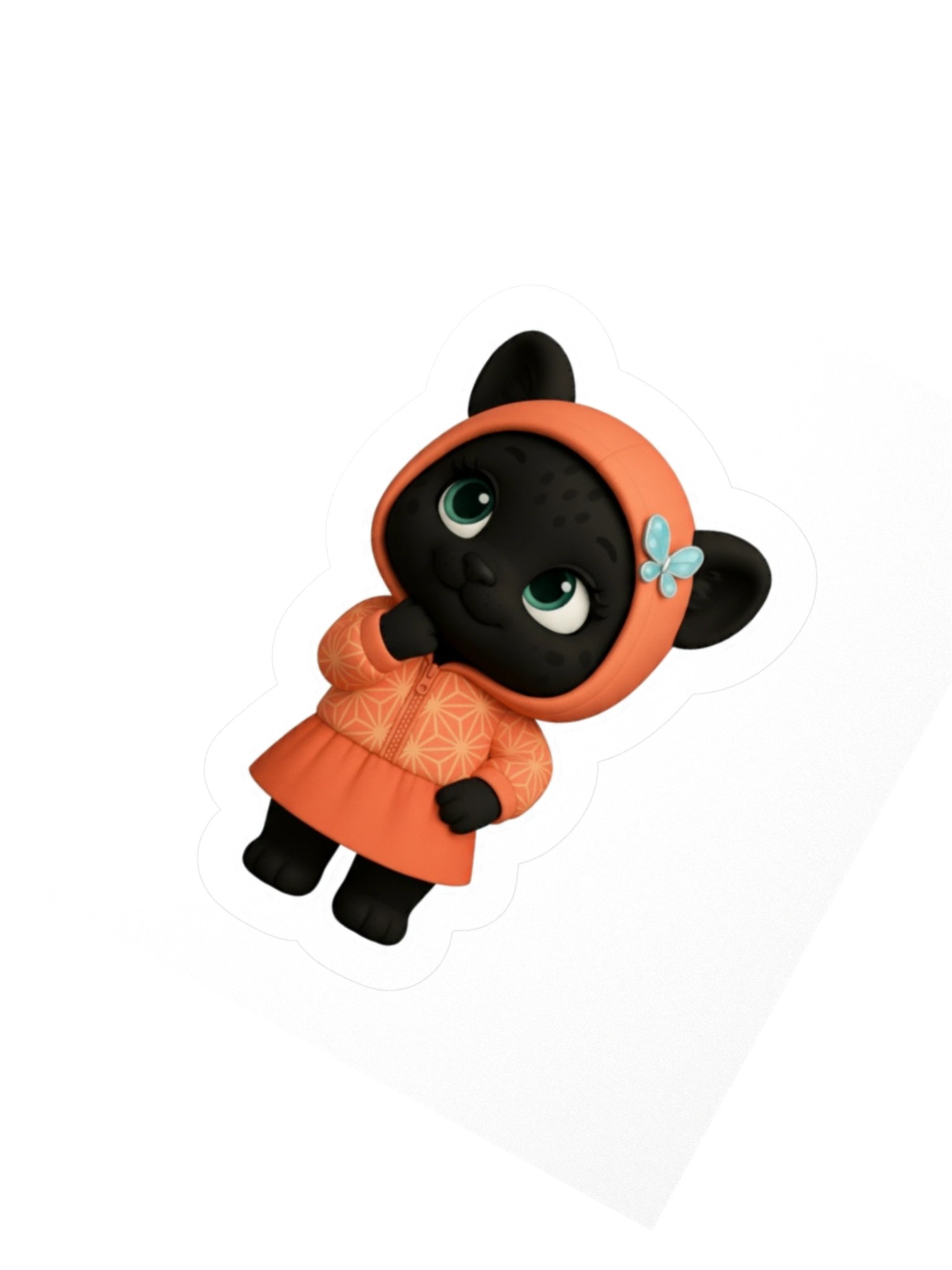 Una - Thinking (Kiss Cut Sticker) product image (2)