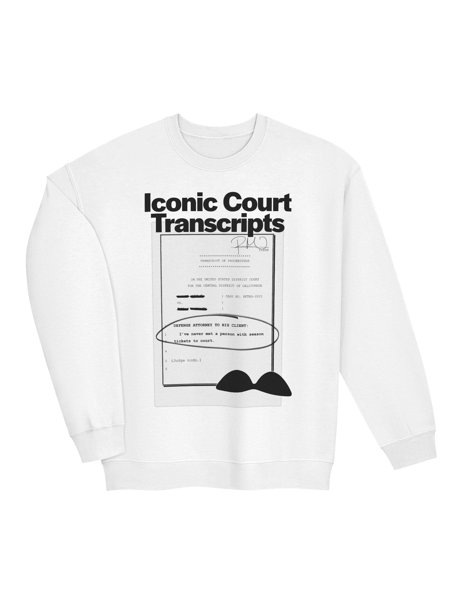 Season Tickets To Court White Sweatshirt product image (3)